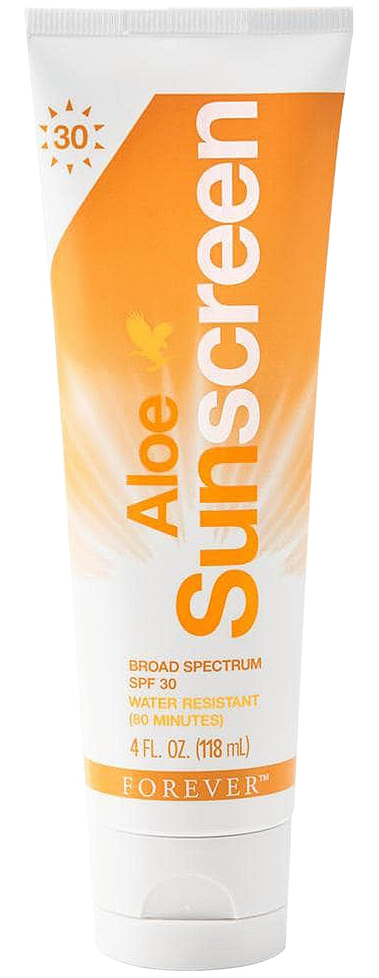 Forever Living Aloe Sunscreen SPF 30 – Broad Spectrum UVA/UVB, Water-Resistant, 4 fl oz