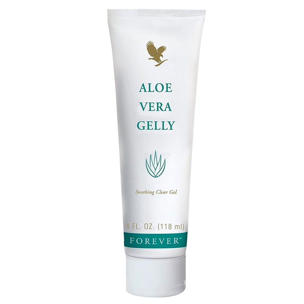 Forever Living Aloe Vera Gelly – Pure, Fast-Absorbing Aloe Gel for Soothing Skin (4 fl oz)
