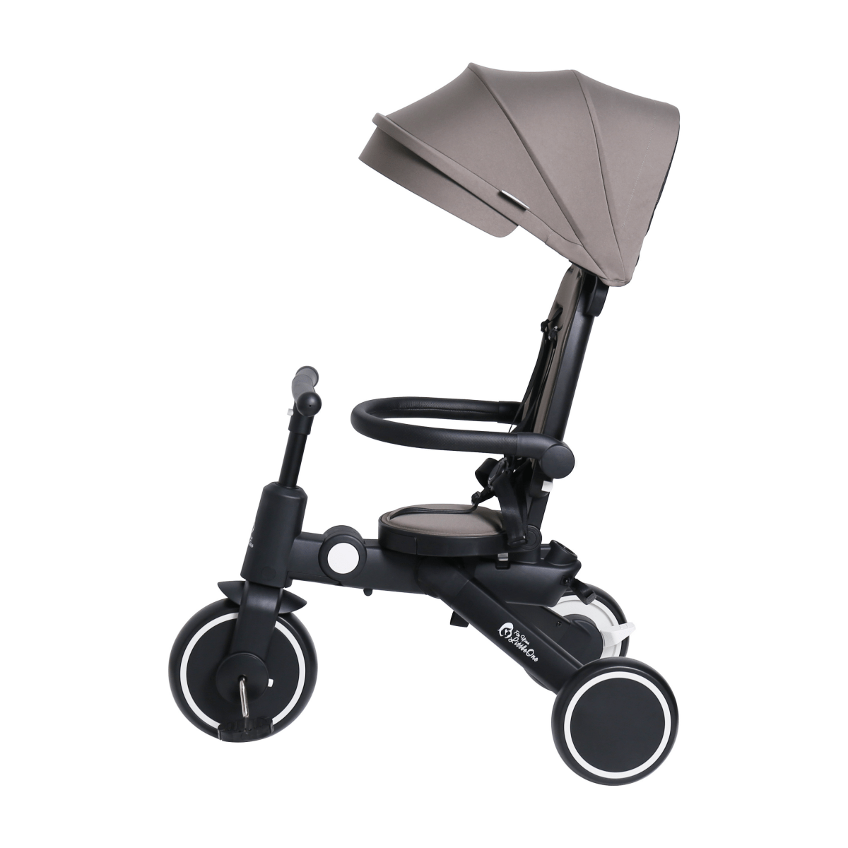 Foryourlittleone Xplor Plus 6 in 1 Foldable Trike - Grey Olive (10m-4y)