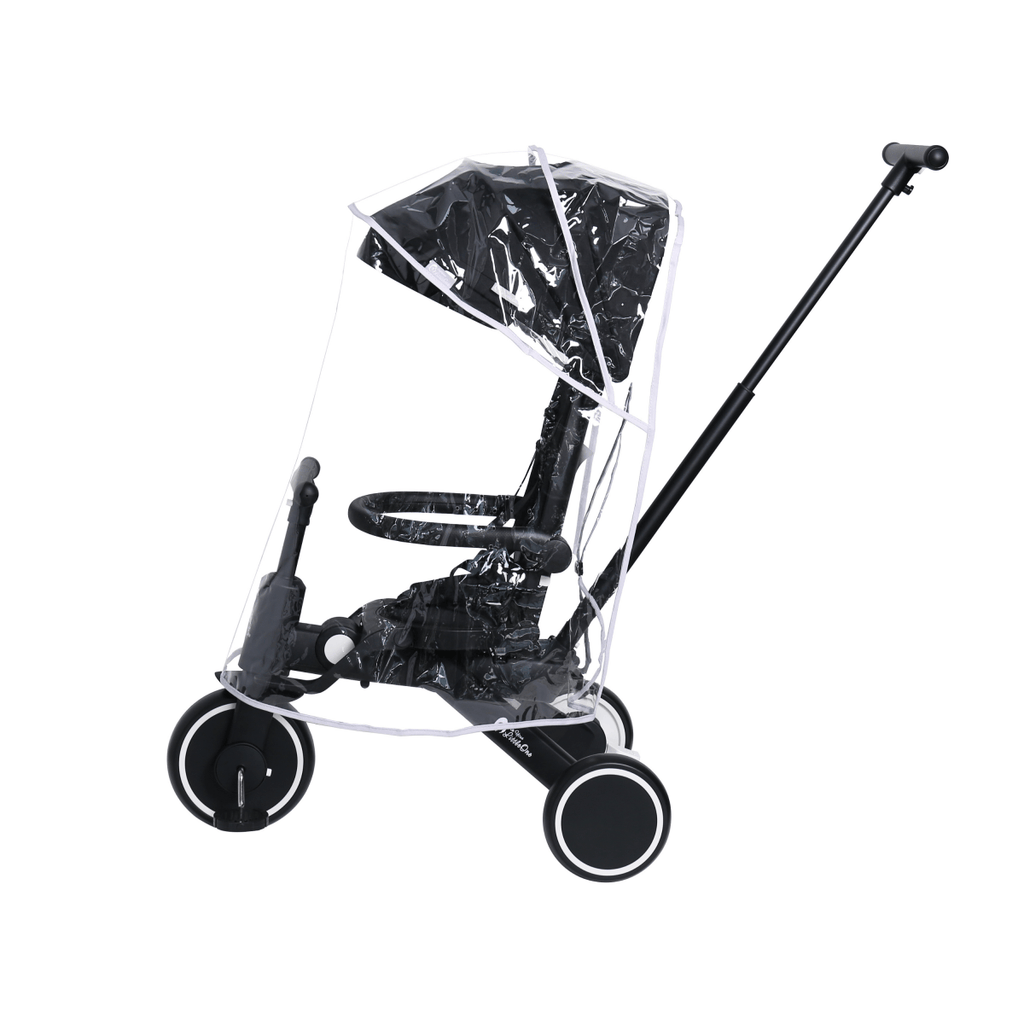 Foryourlittleone Xplor Ultimate 6 in 1 Foldable Trike - Jet Black (10m-4y)