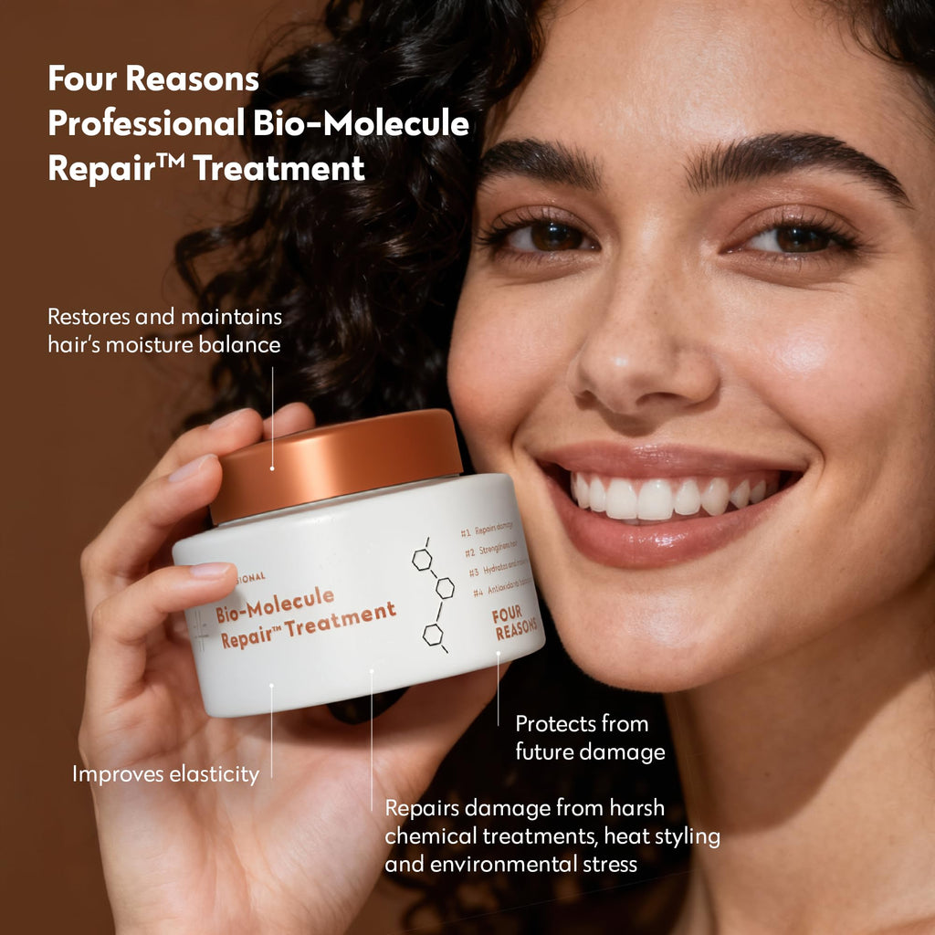 FOUR REASONS Bio-Molecule Repair Hair Mask – Deep Conditioning & Bond Repair for Damaged Hair
