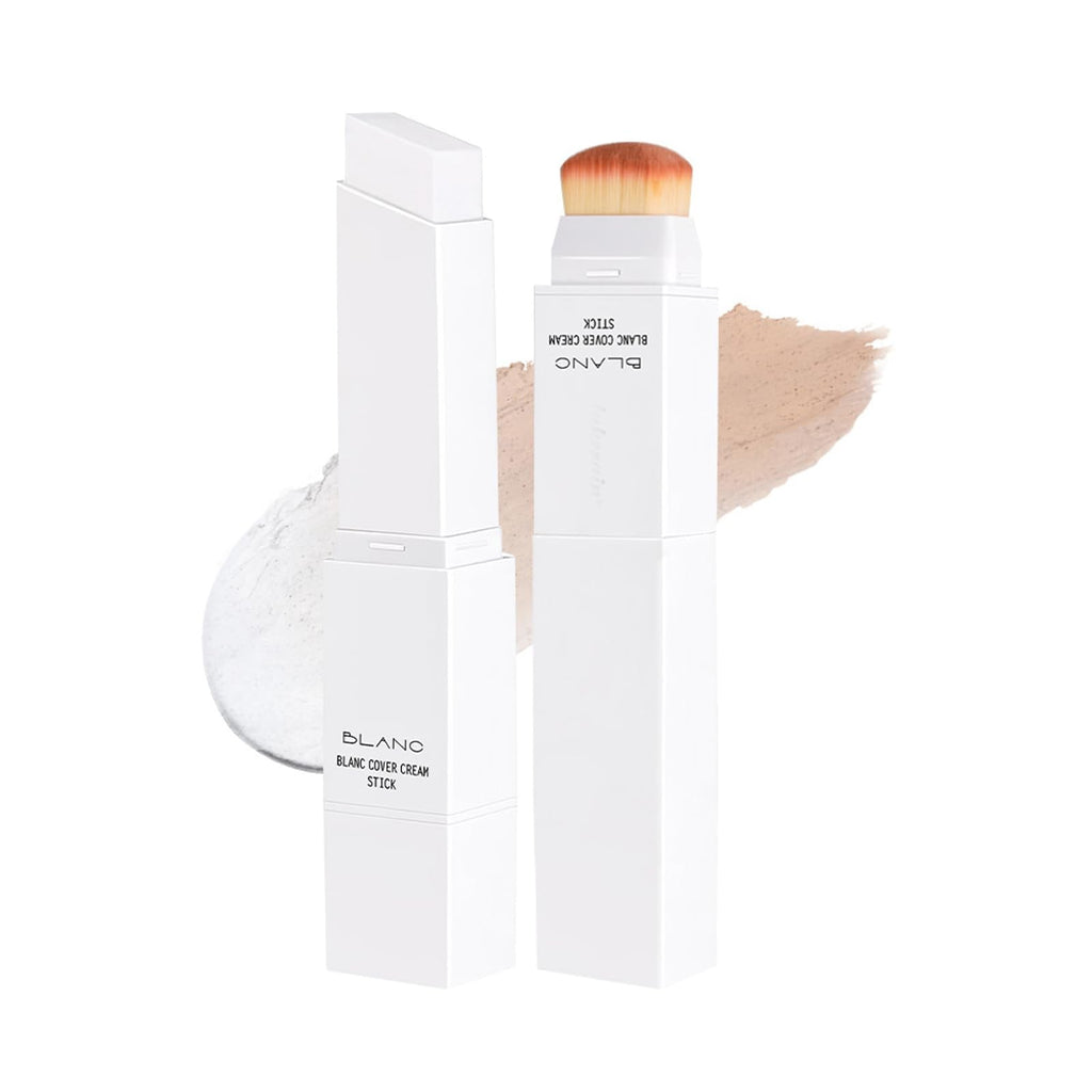 Fovcos Blanc Cover Cream Stick — Color-Changing Foundation, Pore Blur & Hydration