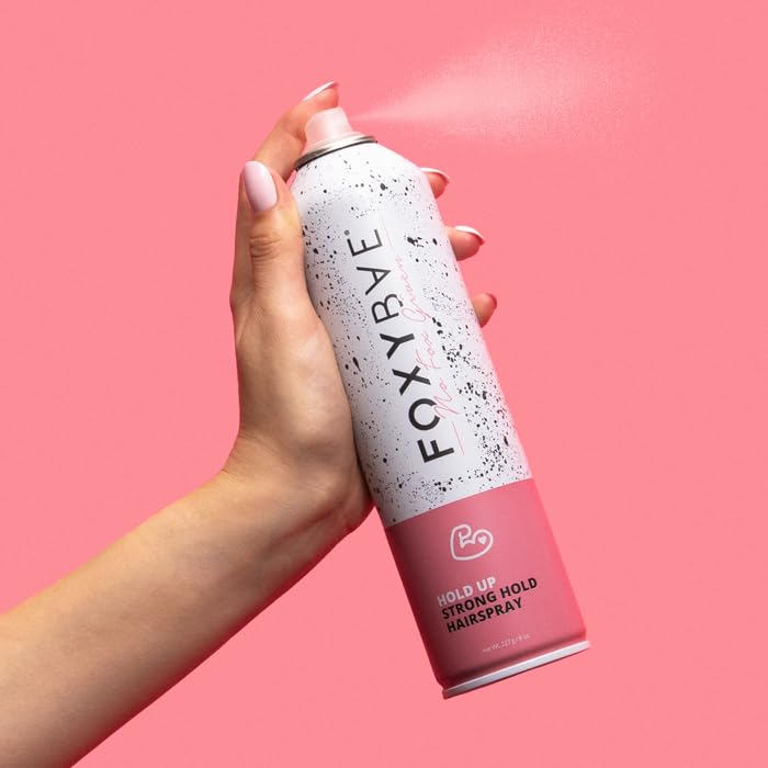 FoxyBae Hair Spray for Women | Volumizing Flexible Hold & Frizz Control - 8 Fl Oz