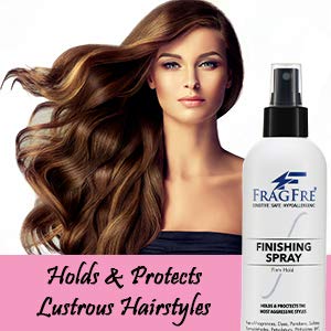 FRAGFRE Hair Finishing Spray – Fragrance-Free, Hypoallergenic, 8 oz