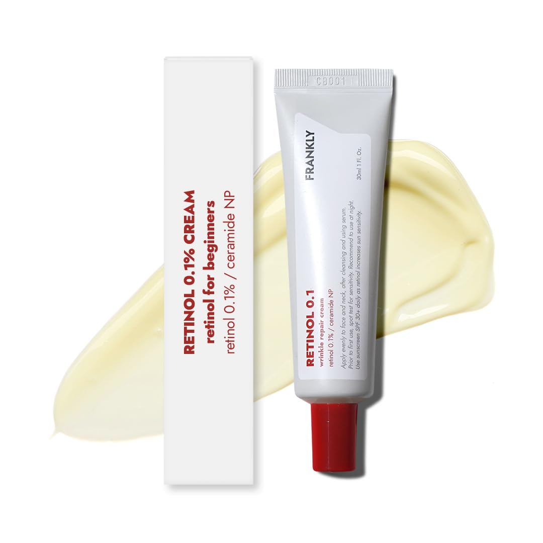 FRANKLY Retinol 0.1% Cream – Beginner Night Cream with Ceramides & Ginseng