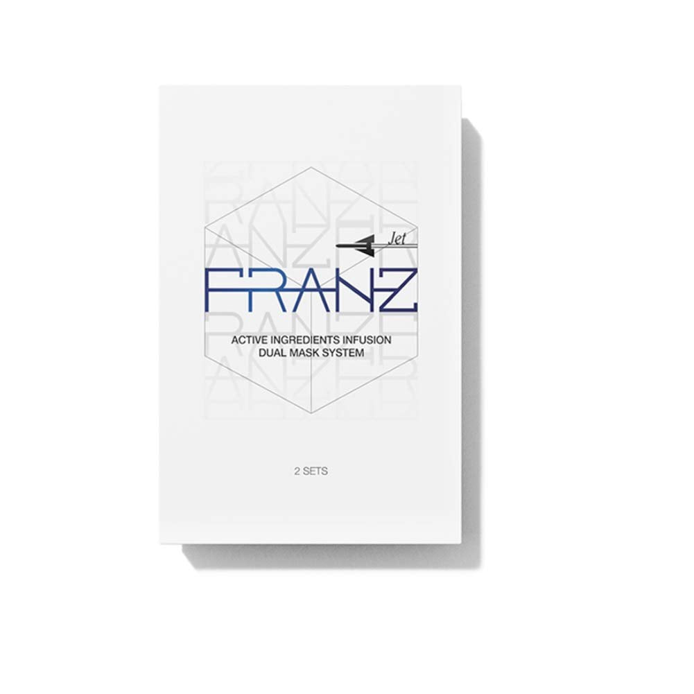 FRANZ Dual Mask Jet Kit – 2 Masks + 2 Elixirs, K-Beauty