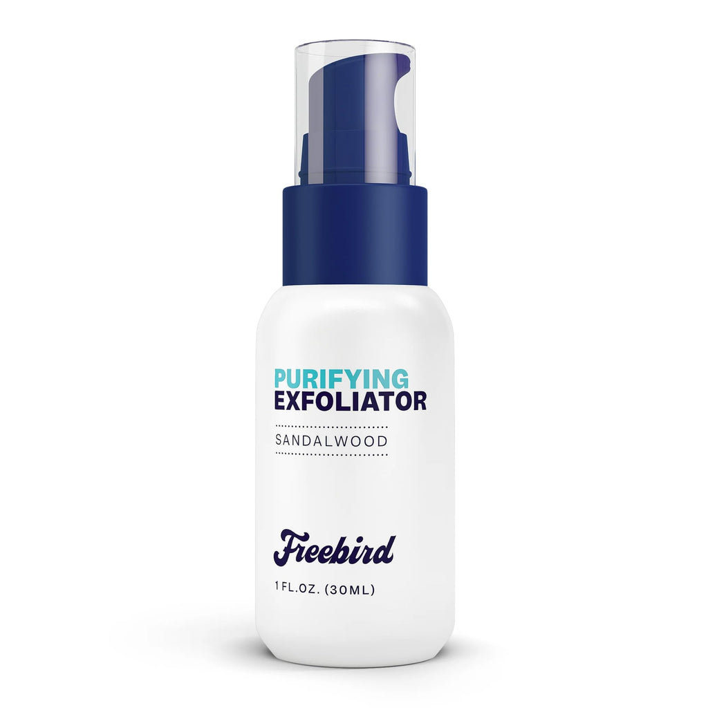 Freebird Salicylic Acid Face Exfoliator & Cleanser for Men – Gentle Pore Purifier, Paraben-Free, 30 mL