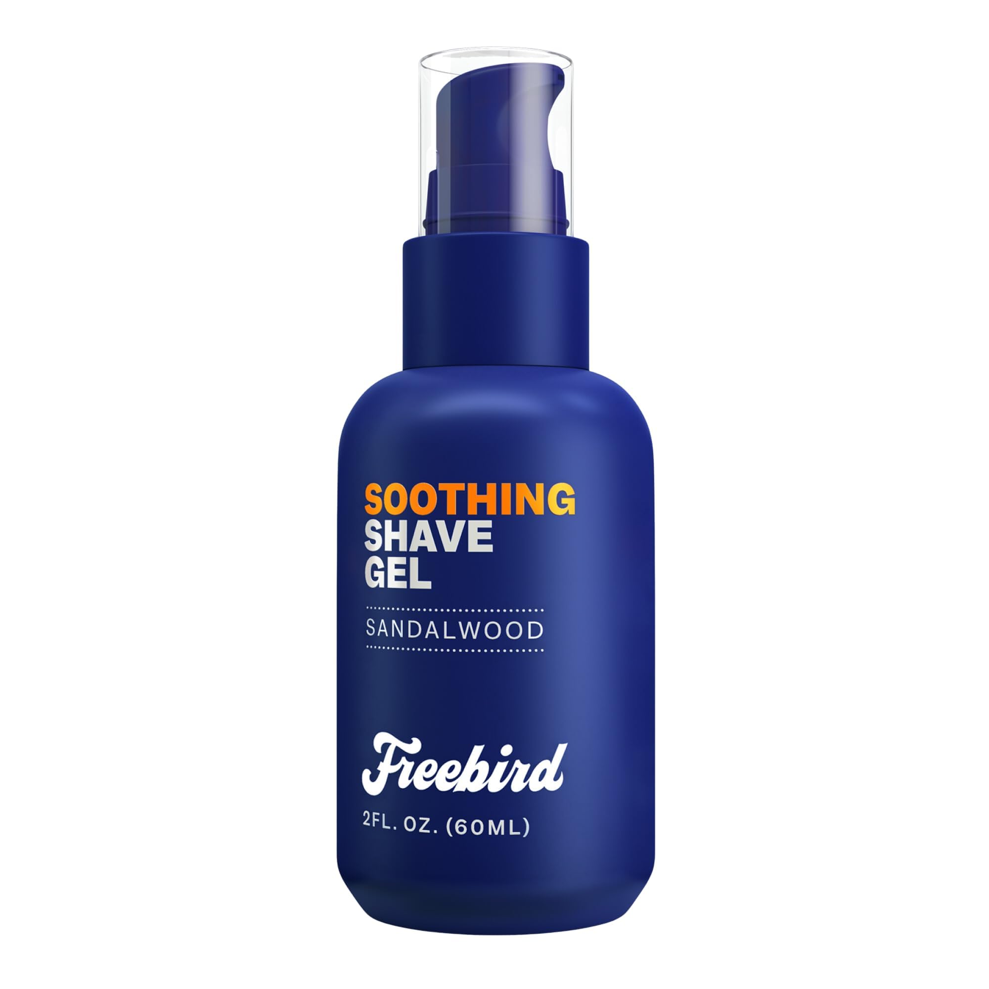 Freebird Shave Gel for Men – Ultra Smooth, Non-Foaming, Aloe Hydration, 60ml Travel Size