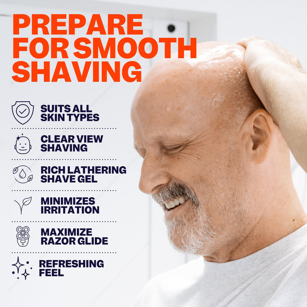 Freebird Shave Gel for Men – Ultra Smooth, Non-Foaming, Aloe Hydration, 60ml Travel Size