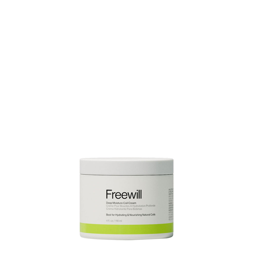 Freewill Deep Moisture Coil Cream: Curl Definer for Coils & Frizz Control, 6 oz