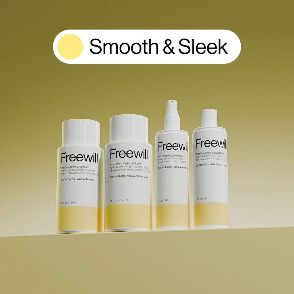 Freewill Frizz Smoothing Shine Mist – Lightweight Frizz Control & Hydration for All Hair Types
