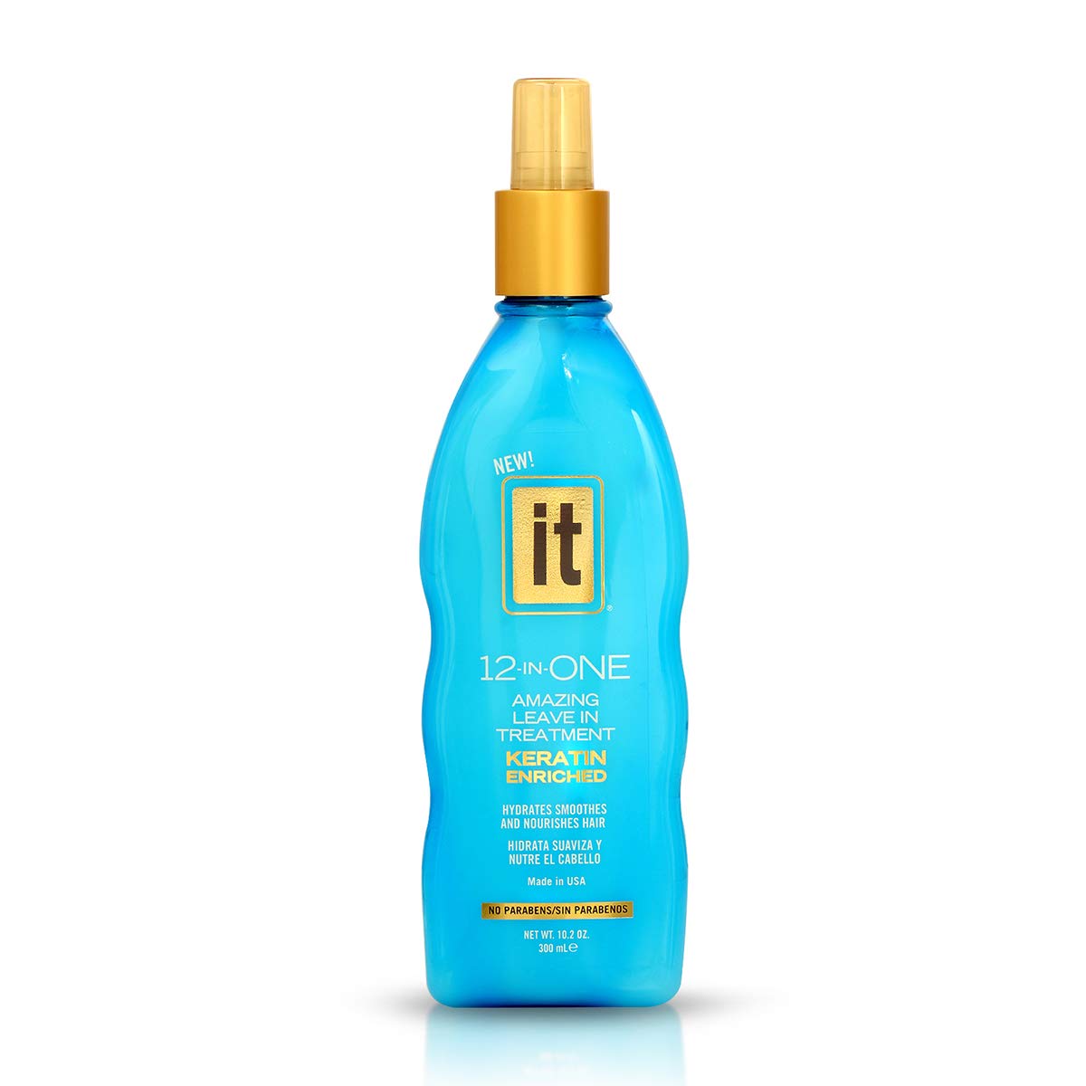 Freeze It 12-in-One Leave-In Treatment Spray | Keratin & Borage Oil for Hydration, Smoothness & Strength