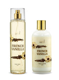 Freida and Joe Home Spa Gift Set – 10 oz Deep Moisturizing Lotion + 8 oz French Vanilla Body Mist