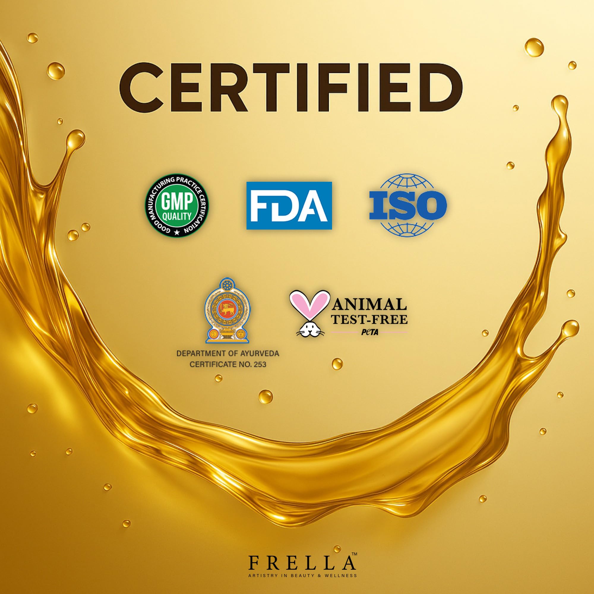 Frella Natural Moringa Oil – Body, Face & Hair Moisturizer, Travel Pack 3.4 fl oz