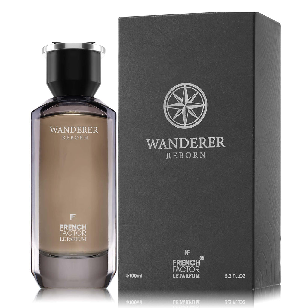 French Factor Wanderer Reborn Men’s Perfume – Long-Lasting, Warm & Spicy 100ml