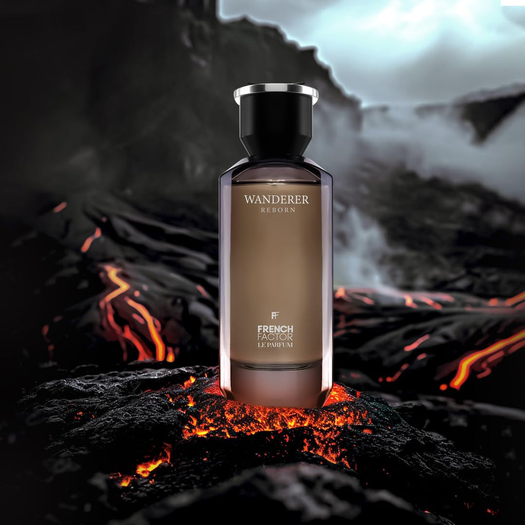 French Factor Wanderer Reborn Men’s Perfume – Long-Lasting, Warm & Spicy 100ml
