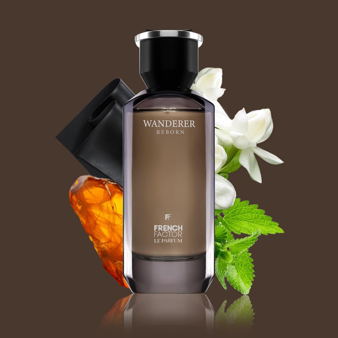 French Factor Wanderer Reborn Men’s Perfume – Long-Lasting, Warm & Spicy 100ml