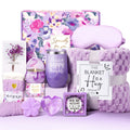 Frerdui Lavender Gift Baskets for Women | Unique Birthday & Self-Care Gift Box