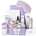 Frerdui Lavender Spa Gifts Set – 11 Pcs Bath Gift Set for Women, Relaxing Home Spa Kit