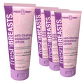 Fresh Breasts Anti-Chafing Cream Deodorant Lotion – 3.4 fl oz (4 Pack) | No Talc, Aluminum or Fragrance | Fresh Body FB
