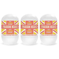 Fresh Kidz Roll On Deodorant – Coral, Aluminum- and Baking Soda-Free for Kids & Teens (3 Pack, 1.86 fl oz) - 24 Hour Protection