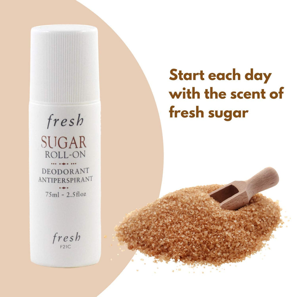 Fresh Sugar Roll-On Deodorant 75ml/2.5oz – Alcohol-Free Odor Protection