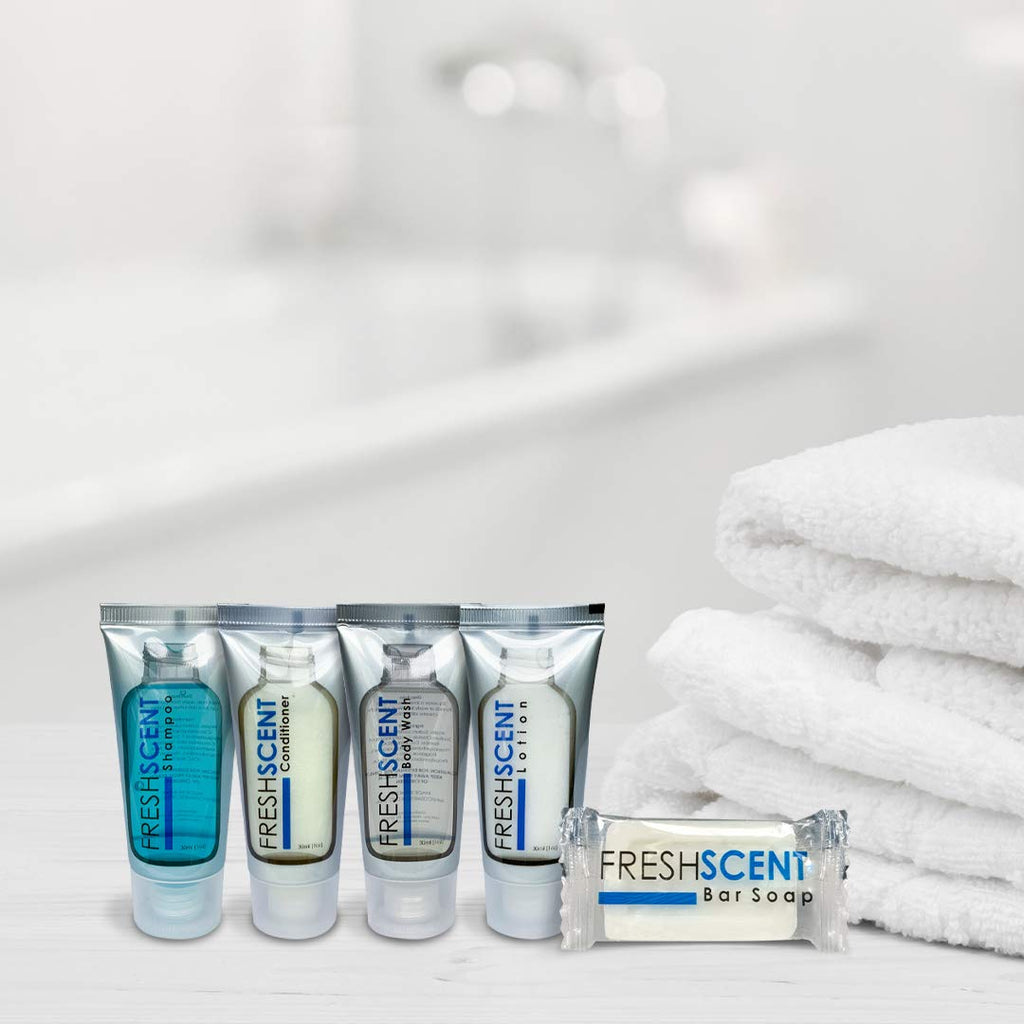 Freshscent Body Wash 1oz (100 Pack) Hotel Travel Size Bulk Amenities