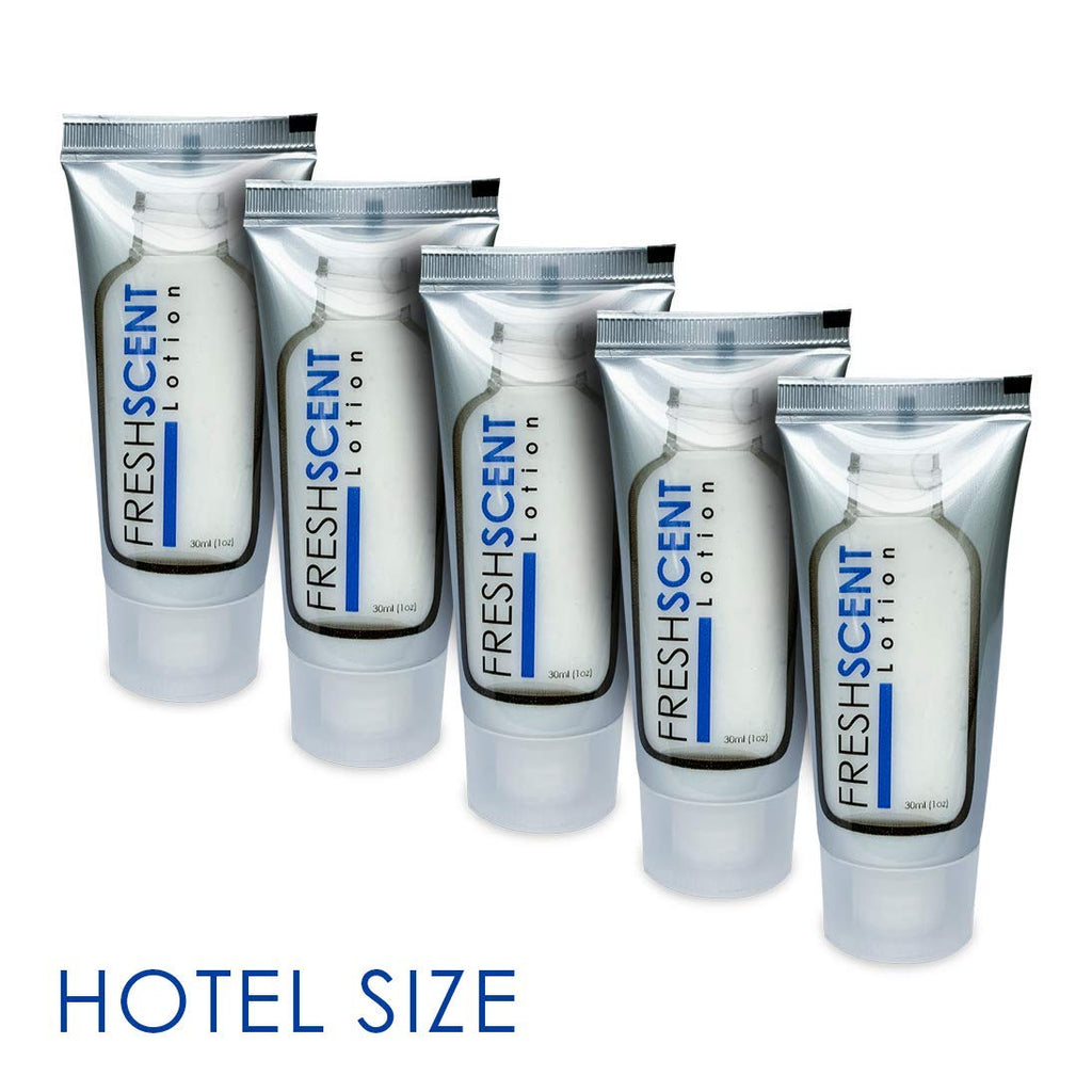Freshscent Lotion 1oz (100 Pack) Hotel Travel Size Bulk Amenities for Hospitality
