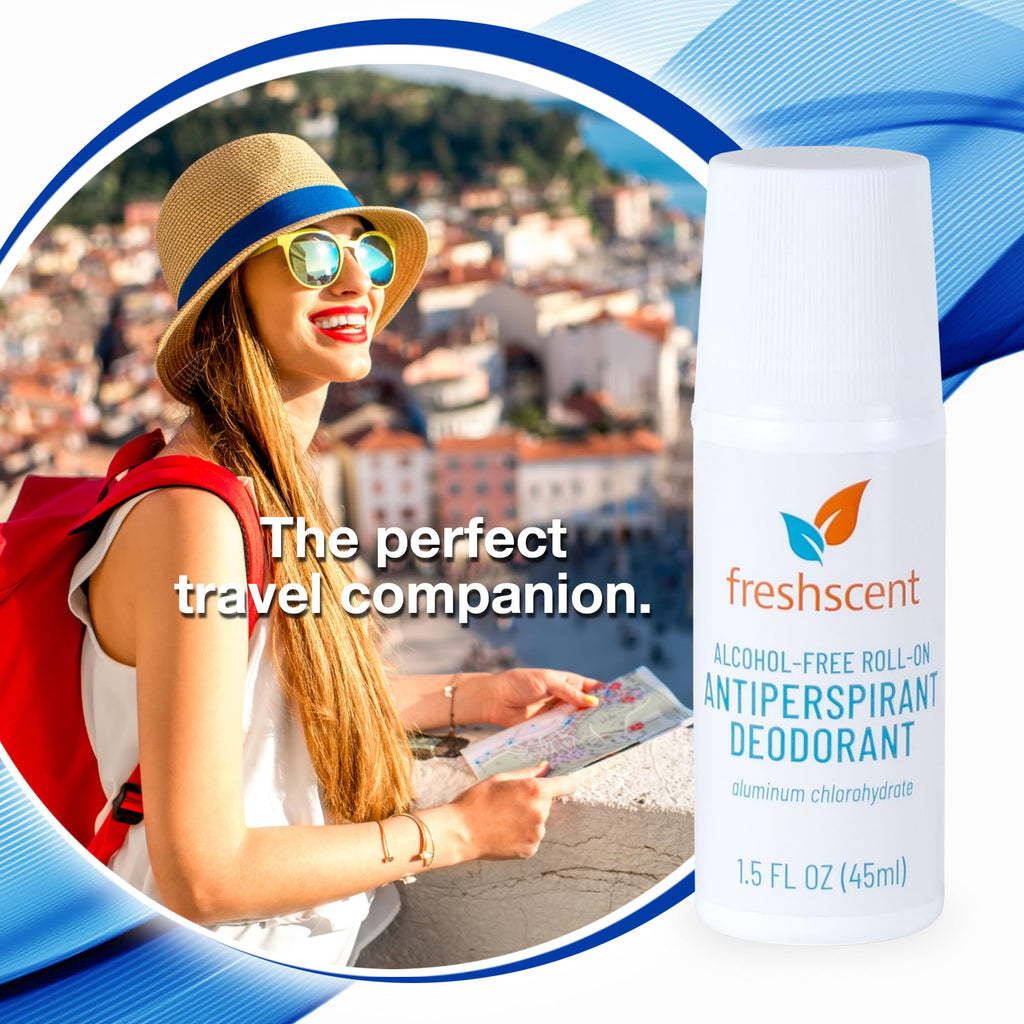 Freshscent Roll-On Deodorant Alcohol Free – 1.5 oz, Pack of 96