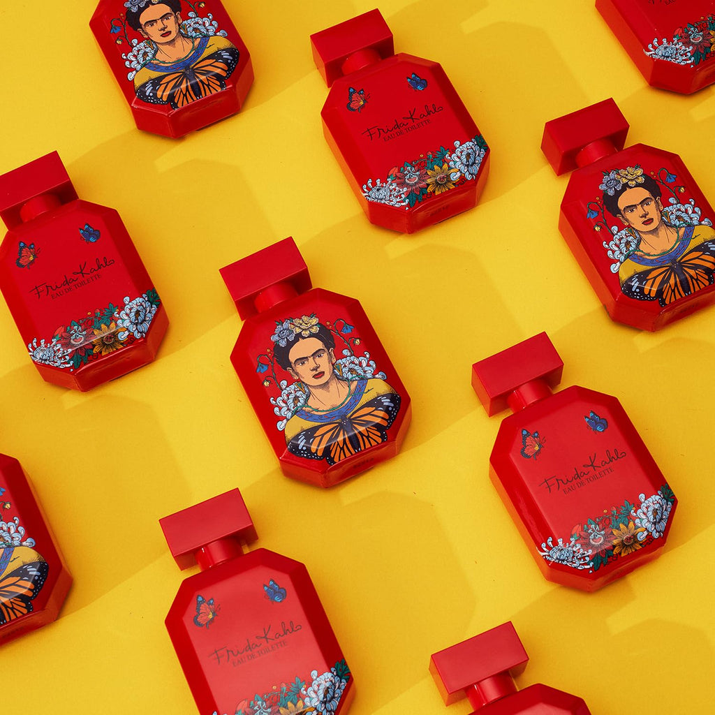 Frida Kahlo Red Eau de Toilette for Women – Long-Lasting Floral-Spicy Perfume, 1.7 oz – Made in USA
