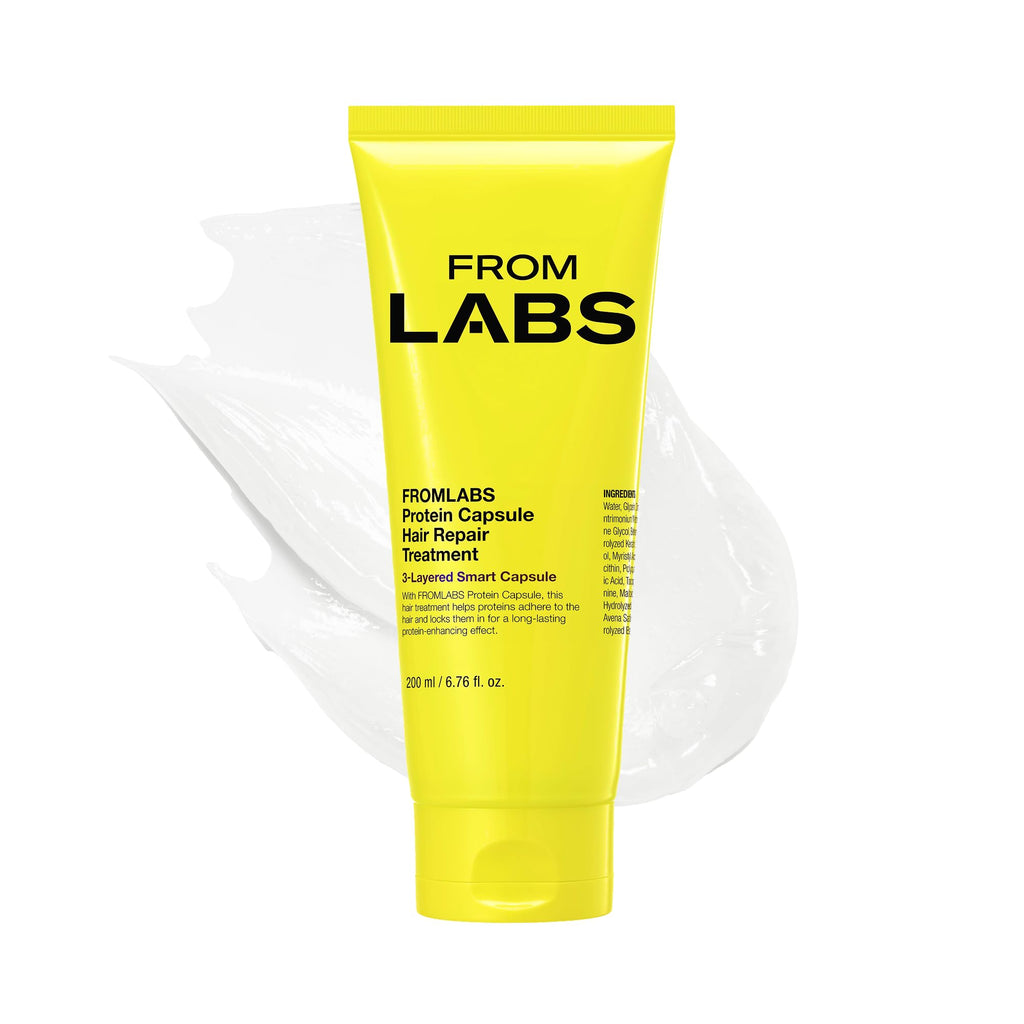 FROMLABS Protein Capsule Hair Repair Treatment – 3-Min Keratin Mask, Deep Conditioning, 6.76 fl oz