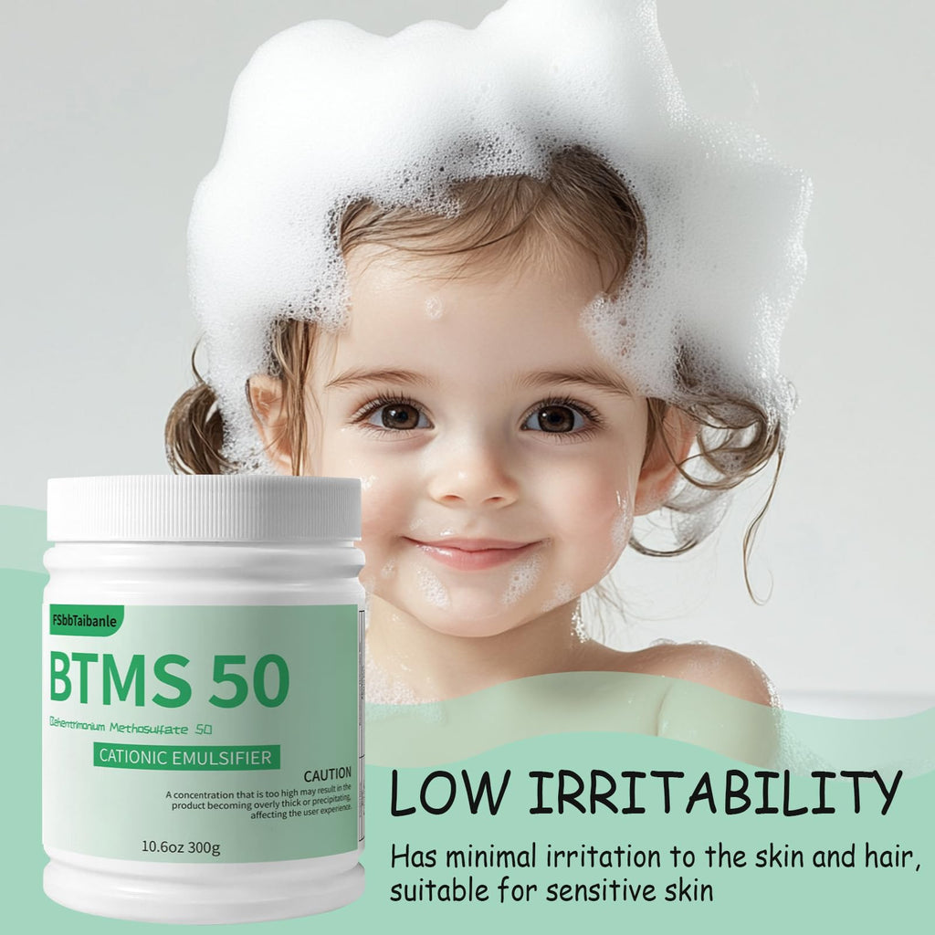 FSbbTaibanle BTMS 50 Conditioning Emulsifier – 10.6 oz Plant-Based, Ideal for Leave-In Conditioners, Lotions & Shampoos