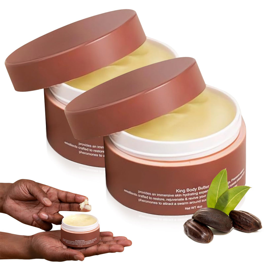Fugit Crowned SKLN Body Butter for Men – Pheromone Scented Moisturizer, 2x3.52 oz