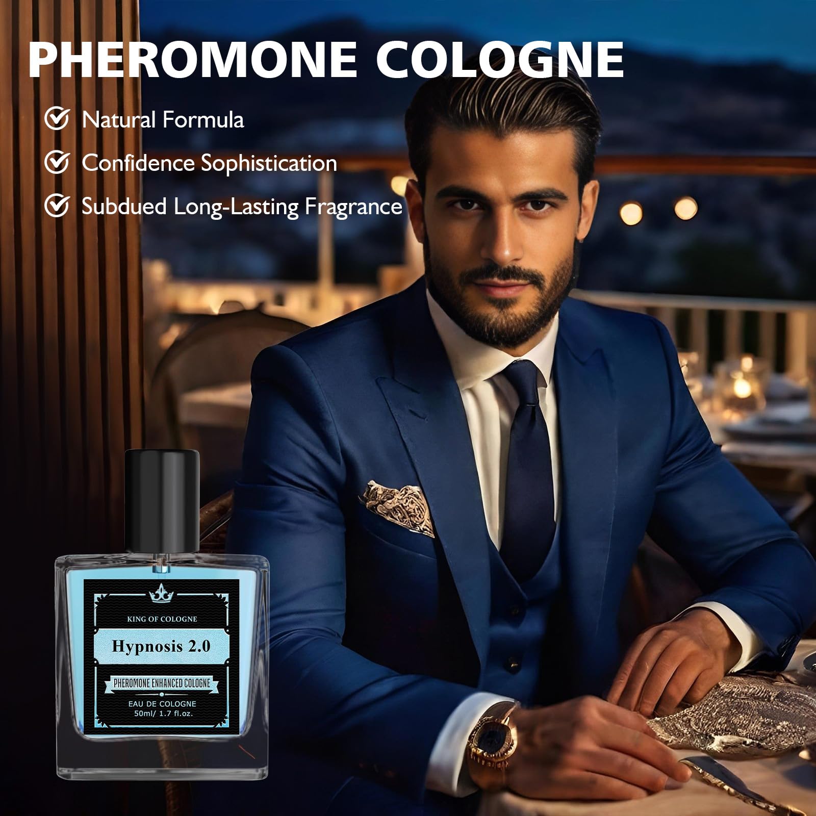 fugit Her Loss Pheromone Cologne for Men | Hypnosis 2.0 Long-Lasting Scent