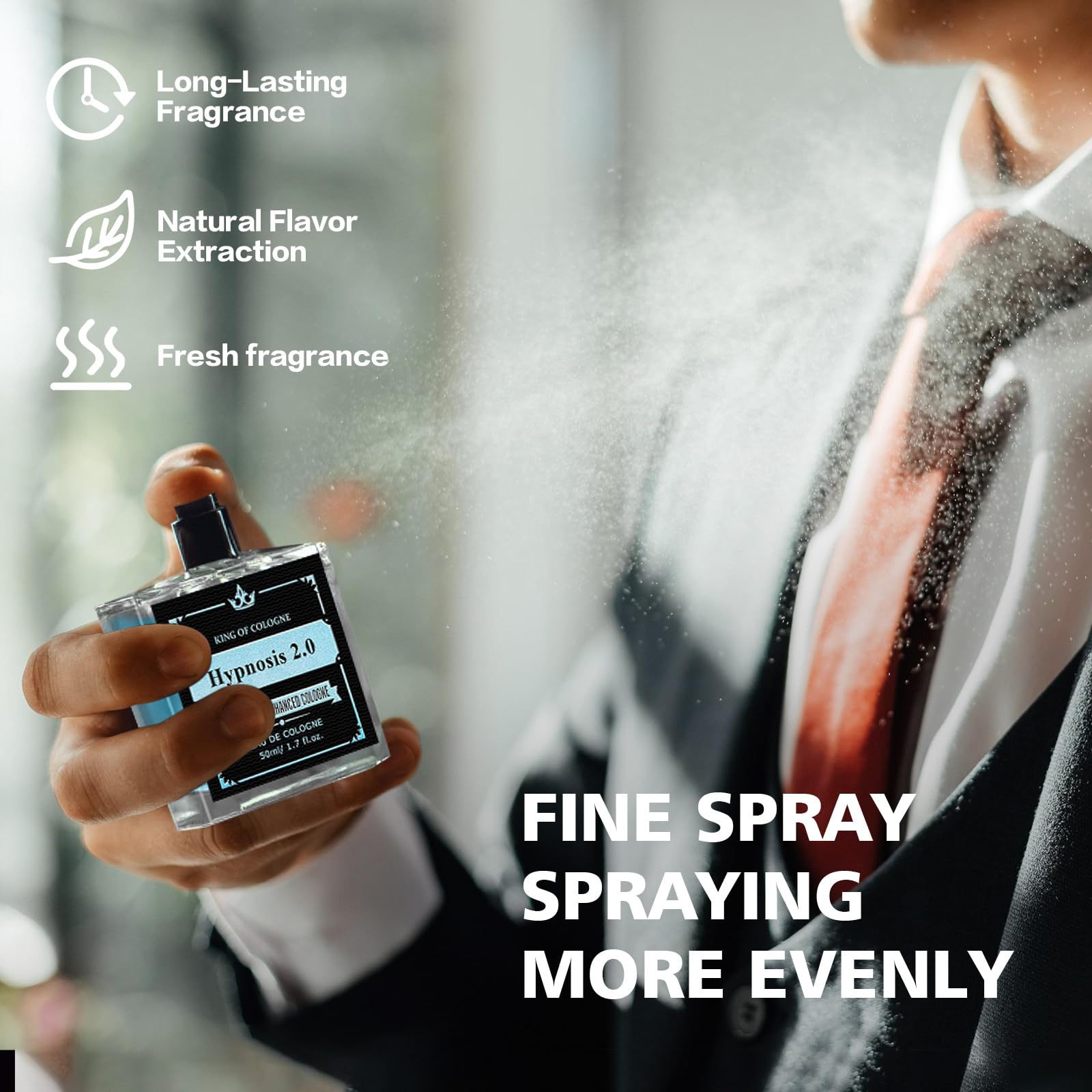 fugit Her Loss Pheromone Cologne for Men | Hypnosis 2.0 Long-Lasting Scent
