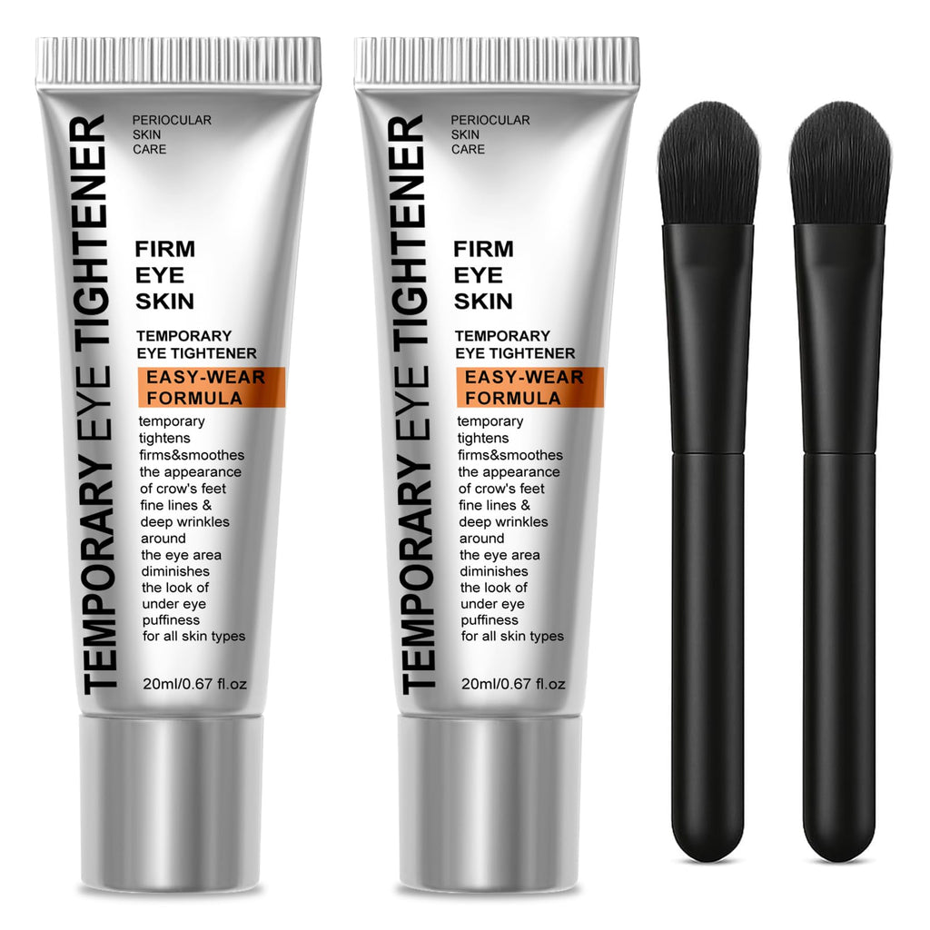 Fuputo Perfection Eye Tightener Cream – Instant Firming Eye Care (2PCS with 2 Brushes)