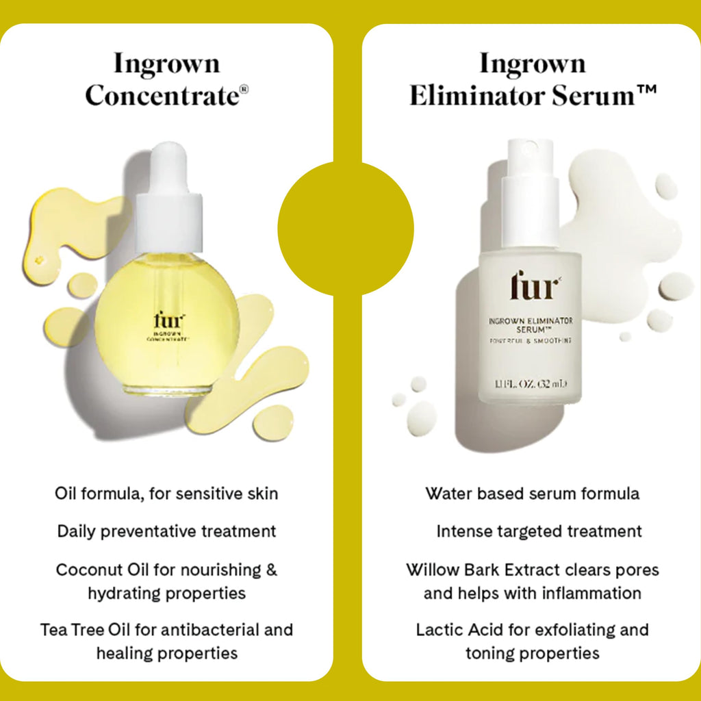 Fur Ingrown Eliminator Serum: Post-Hair Removal Care & Ingrown Treatment | 1.1 fl oz
