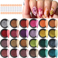 Furtherpretty Chrome Nail Powder Kit – 24 Colors Mirror Finish (36Pcs)