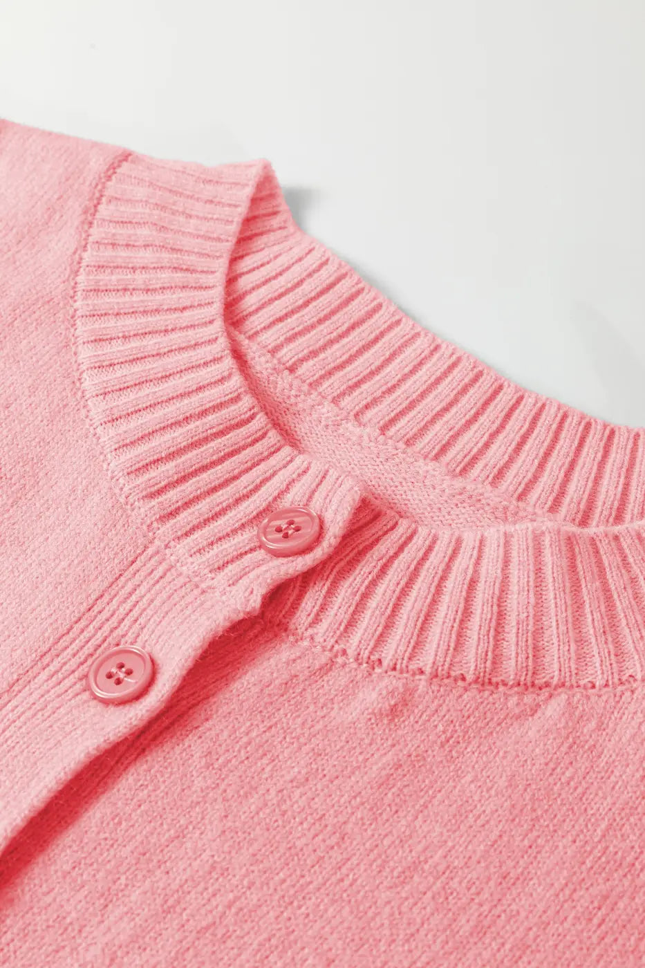 Pastel Fuzzy Knit Boxy Cardigan Women UK