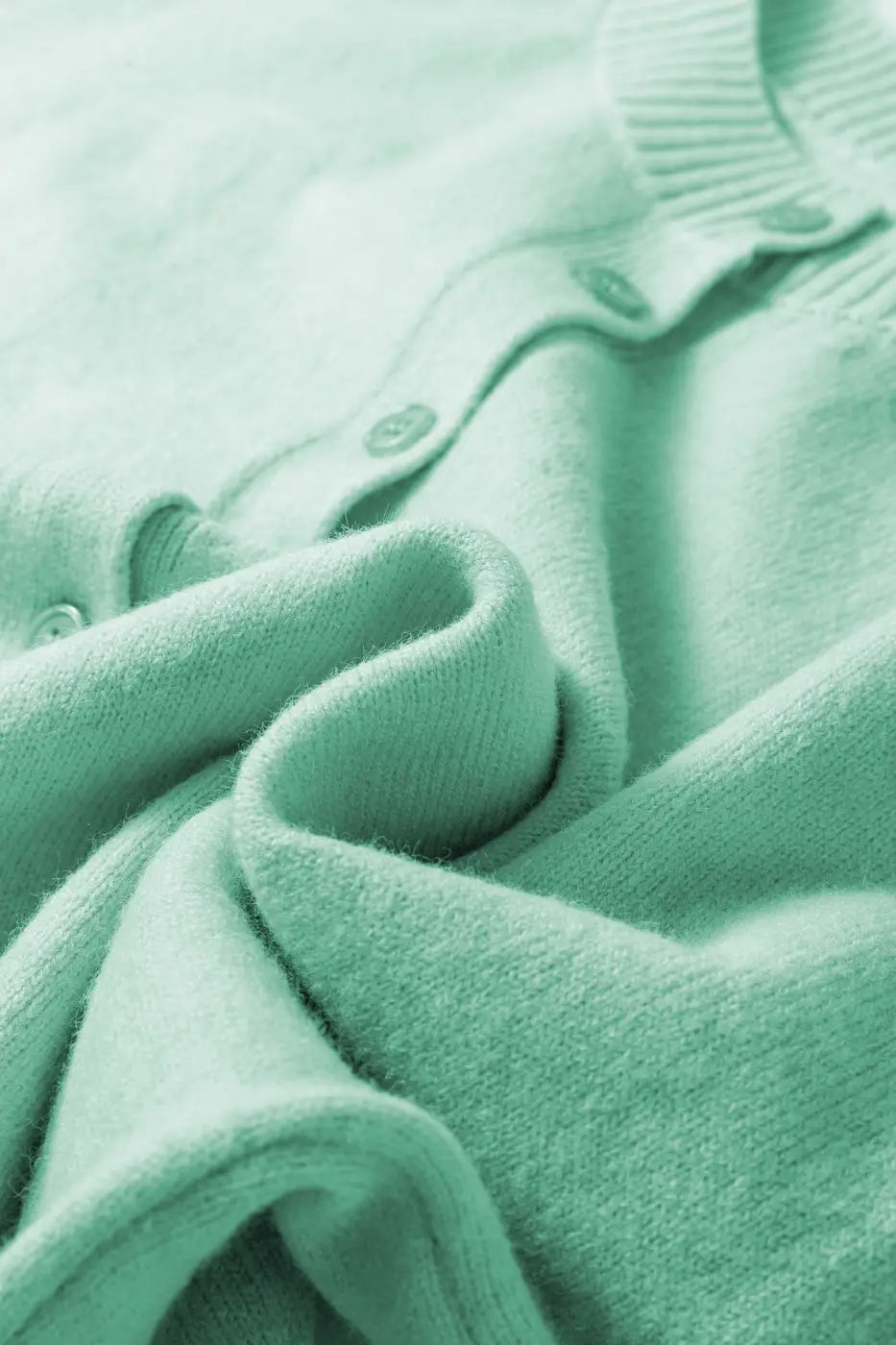 Pastel Fuzzy Knit Boxy Cardigan Women UK
