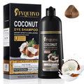 Fvquhvo Light Brown Hair Dye Shampoo – 3-in-1 Coconut Color for Quick, Gentle Hair Color