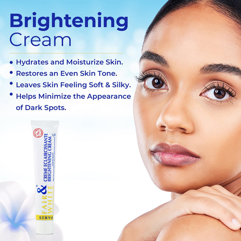 F&W Original Skin Brightening Cream by Fair and White – 1.7 Fl oz / 50 g (Pack of 2)