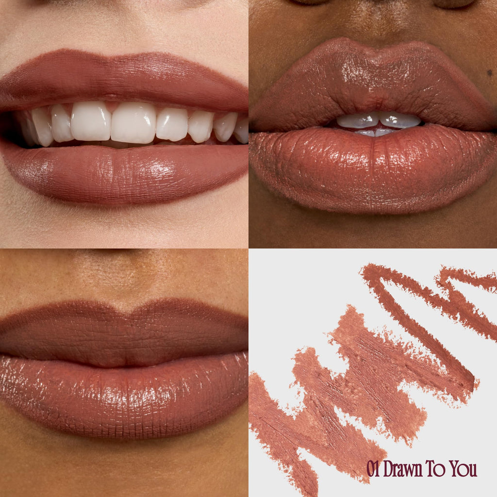 fwee Long Lasting Dual Coloring Lip Liner – Drawn To You | All-in-One Dual Stick, Satin Finish