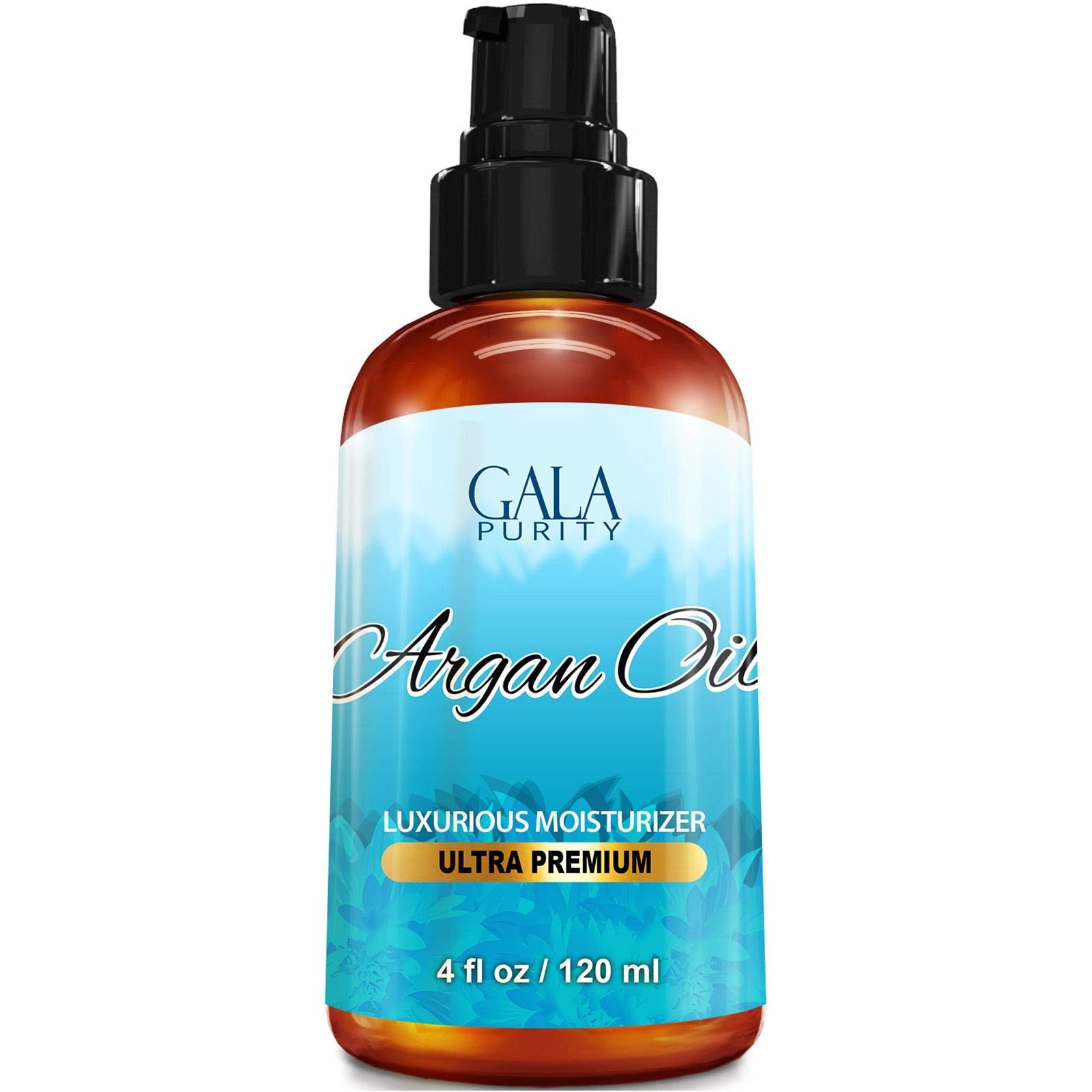 Gala Purity Moroccan Argan Oil – Cold Pressed, Unrefined & Virgin, 4 Oz | Hair, Skin & Beauty Care by Gaia Purity