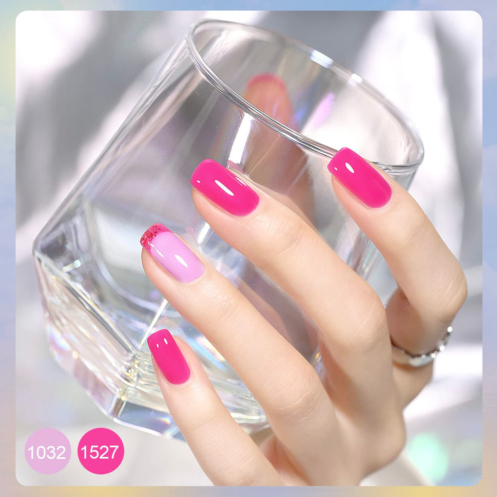 GAOY 39-Color Gel Nail Polish Kit with Glossy & Matte Top Coats – All Seasons