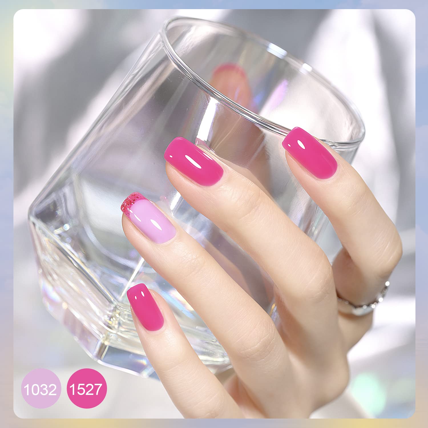 GAOY 39-Color Gel Nail Polish Kit with Glossy & Matte Top Coats – All Seasons