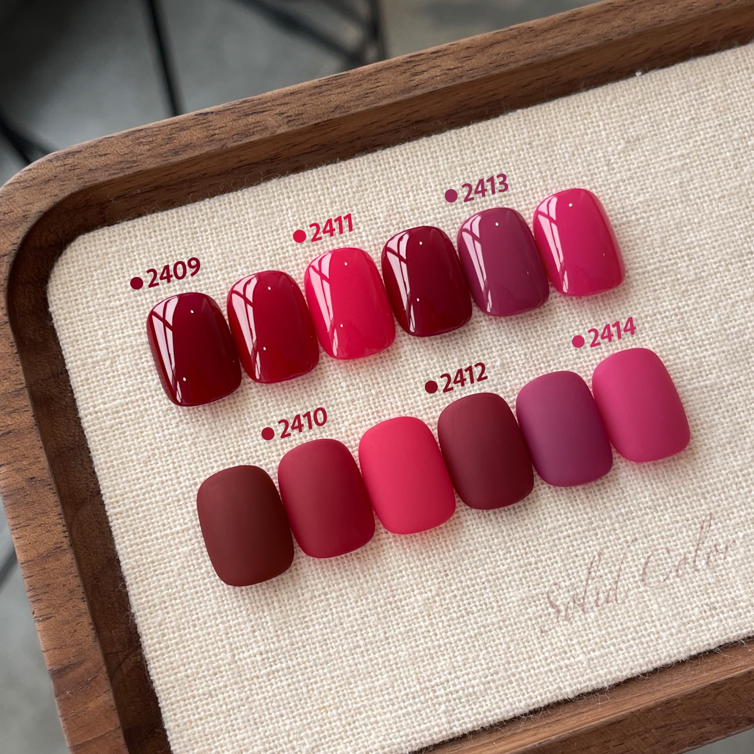 GAOY Berry Collection Gel Nail Polish Kit — 6-Color Gel Set for Home Manicure