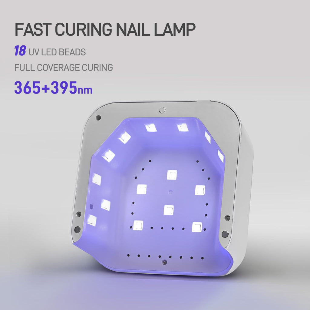 GAOY UV Light for Gel Nails | Fast Curring Nail Lamp with Infrared Sensor & 3 Timers – Salon & Home