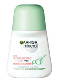 Garnier Mineral Hyaluronic Care Roll-On for Sensitive Skin – 3-Pack