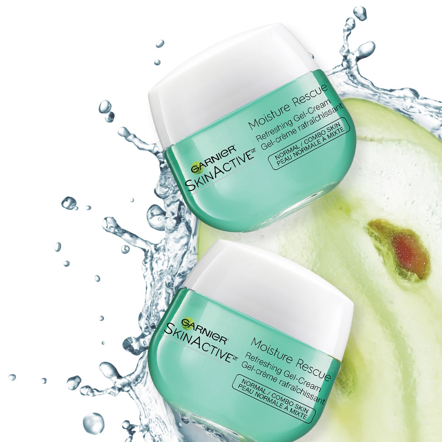 Garnier Moisture Rescue Refreshing Gel-Cream – Oil-Free Hydration, 2-Pack